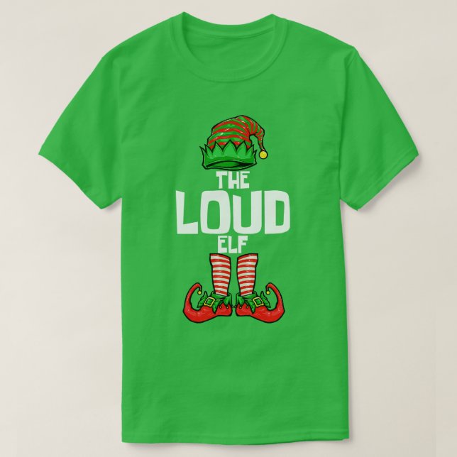 Camiseta Navidades Loud Elf (Diseño del anverso)
