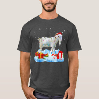 Camiseta Navidades Luces Cabra, Cabra Lover