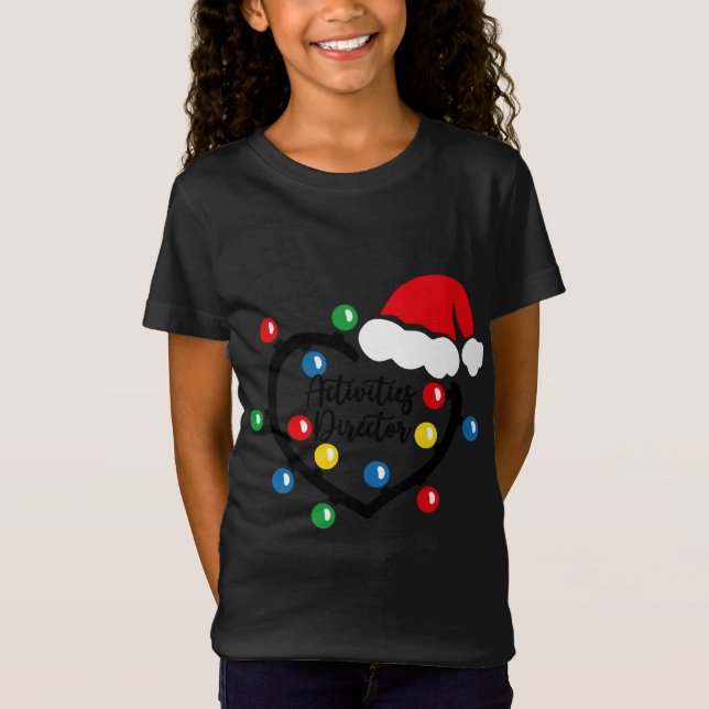 Camiseta Navidades Luces Director de Enfermería (Anverso)