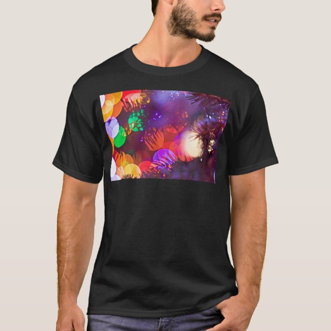 Camiseta Navidades Luces Fantasía (Anverso)