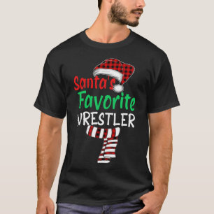 Camiseta Navidades luchadores favoritos de Santa Cruz