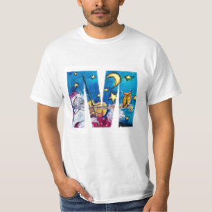 CAMISETA NAVIDADES M LETTER / INSPIRADO SANTA MONOGRAM