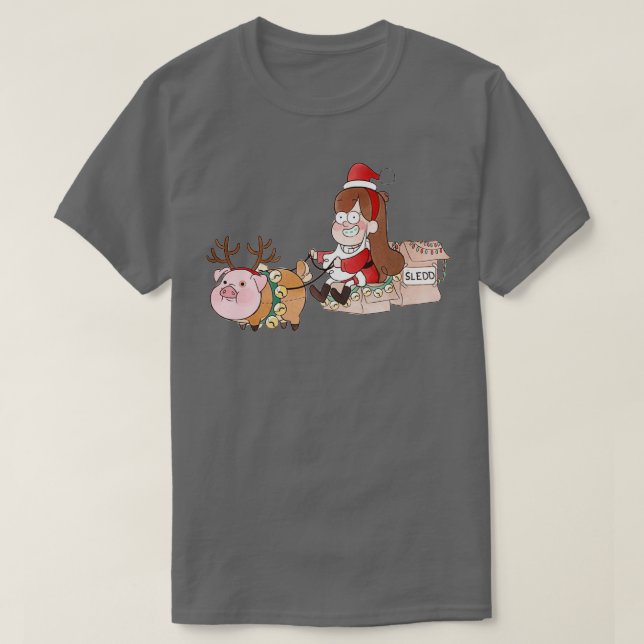 Camiseta Navidades Mabel Gravity Falls (Diseño del anverso)