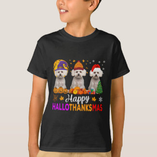 Camiseta Navidades malteses de Halloween Hallothanksmas 1
