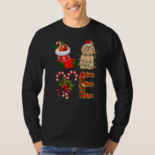 Camiseta Navidades malteses de perros iluminan a animal