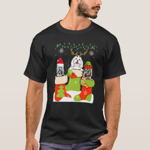 Camiseta Navidades malteses en Santa Cama de renos