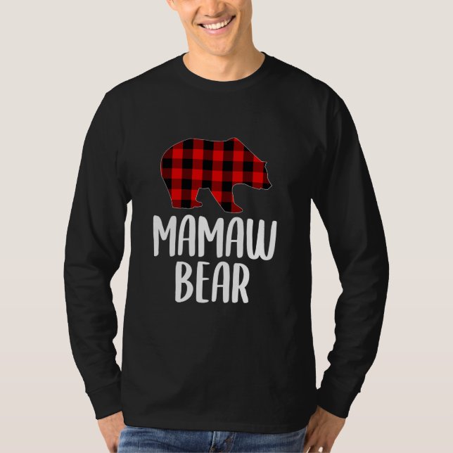 Camiseta Navidades Mamaw Bear Shirt Abuela Oso Repuesto (Anverso)