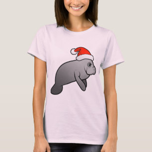 Camiseta Navidades Manatee Santa