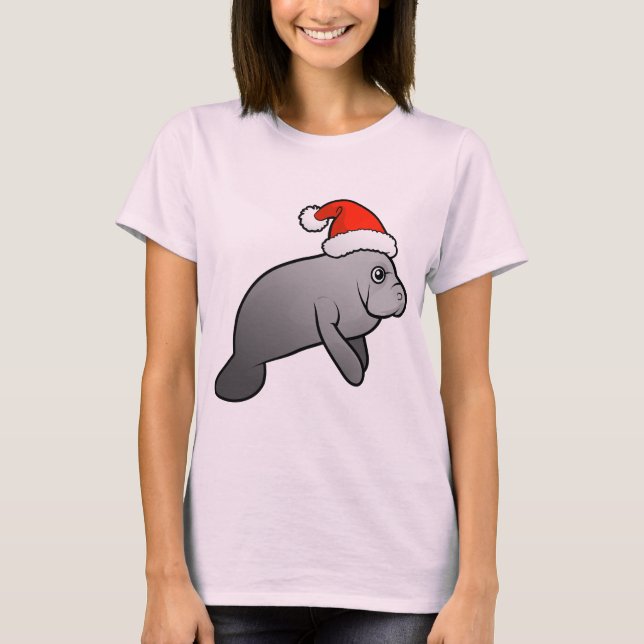 Camiseta Navidades Manatee Santa (Anverso)