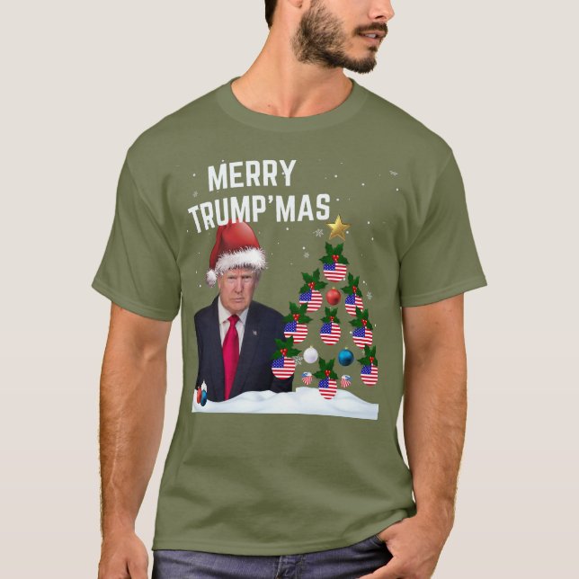Camiseta Navidades MAS de Merry TRUMP (Anverso)