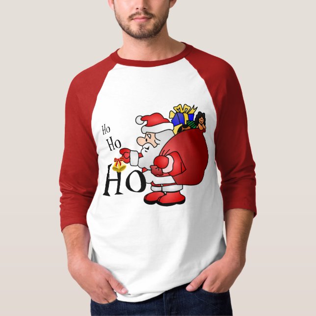 Camiseta Navidades masculinos festivos (Anverso)