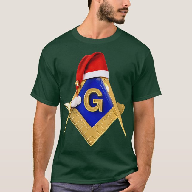 Camiseta Navidades masónicos de navidad entregan a Gorra de (Anverso)
