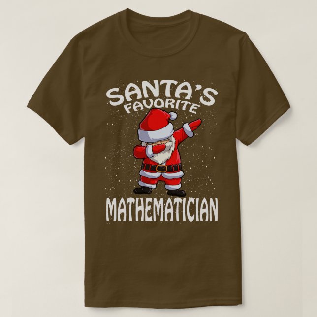 Camiseta Navidades Matemáticos Favoritos de Santas (Diseño del anverso)