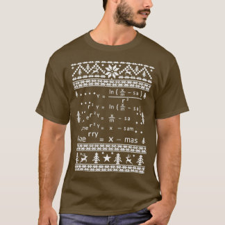 CAMISETA NAVIDADES MATEMÁTICOS NAVIDADES DE UGLY COINCIDEN 