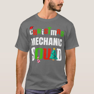 Camiseta Navidades Mecánica Squad Xmas Auto Car Mechanic