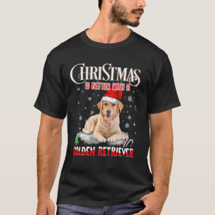 Camiseta Navidades Mejor Con Un Tirador De Oro - Perro