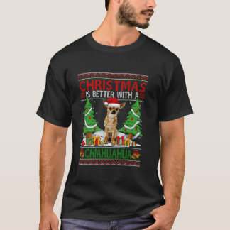 Camiseta Navidades Mejor Con Una Cristiandad Fea Chiahuhua
