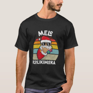 Camiseta Navidades Mele kalikimaka Boy Apparel Shaka Santa