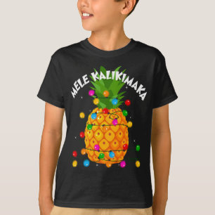 Camiseta Navidades Mele Kalikimaka Pineapple Lover Hawaii X
