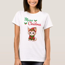 Camiseta Navidades Meow