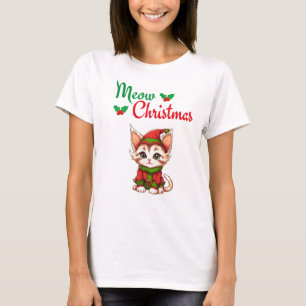 Camiseta Navidades Meow