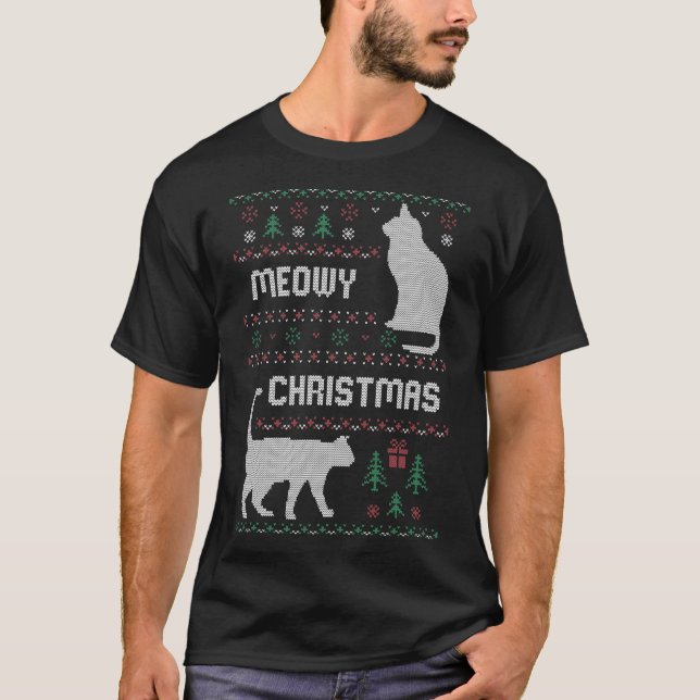 Camiseta Navidades Meowy (Anverso)