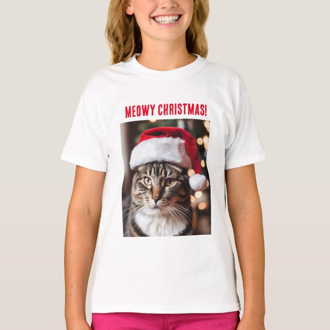 Camiseta ¡Navidades Meowy! (Anverso)