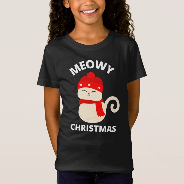 Camiseta Navidades Meowy (Anverso)