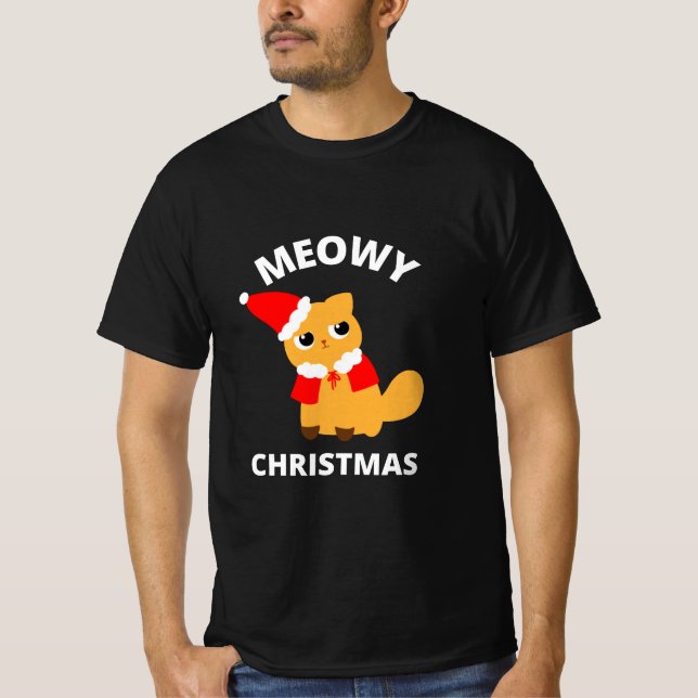 Camiseta Navidades Meowy (Anverso)