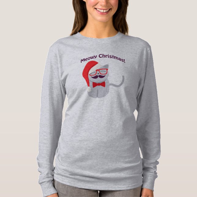 Camiseta ¡Navidades Meowy! (Anverso)