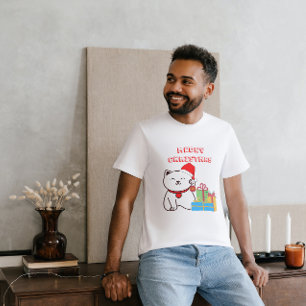 Camiseta ¡Navidades Meowy! Diseño de Navidades gatos person