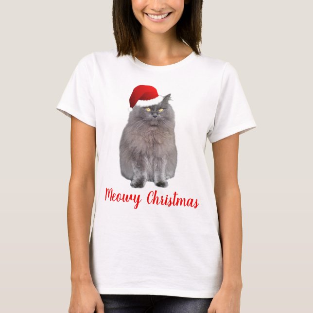 Camiseta Navidades Meowy Kitty (Anverso)