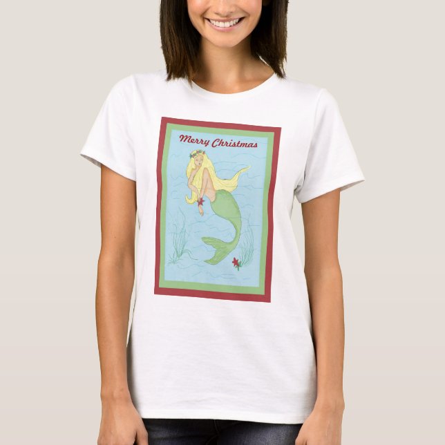Camiseta Navidades Mermaid Tee (Anverso)