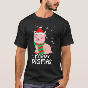 Camiseta Navidades Merry Pigmas Divertidas Navidades Pajama