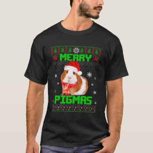 Camiseta Navidades Merry Pigmas Santa Hat Light Sweate feo