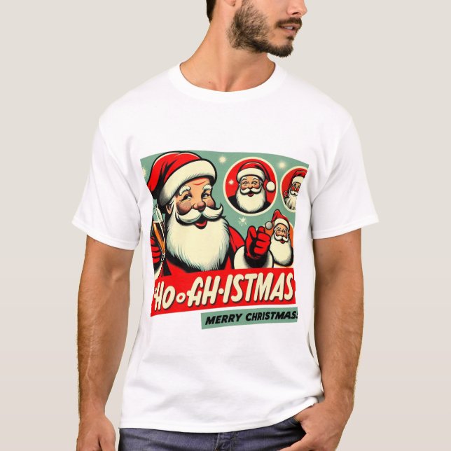 Camiseta Navidades merry y brillantes (Anverso)