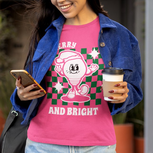 Camiseta Navidades merry y brillantes alumbran a mujeres ro (Subido por el creador)