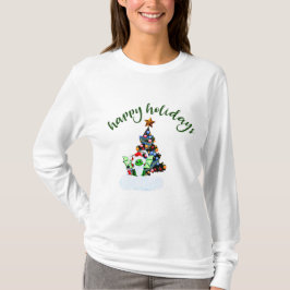 Camiseta Navidades merry y mágicos con un giro drástico