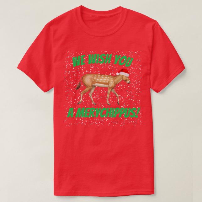 Camiseta Navidades Merychippus T-Shirt (Diseño del anverso)