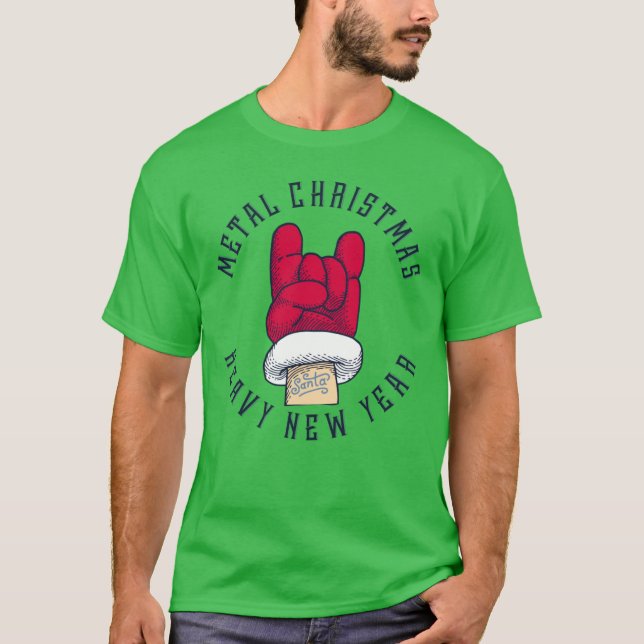 Camiseta Navidades Metalizado (Anverso)
