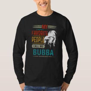 Camiseta Navidades Mi Gente Favorita Me Llama Bubba Vintage