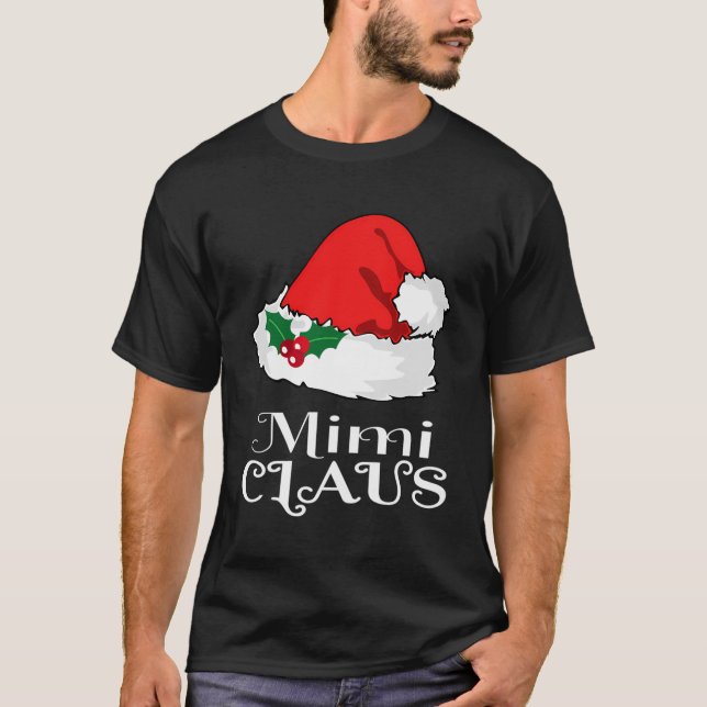 Camiseta Navidades Mimi Claus coincidiendo con Pajama (Anverso)