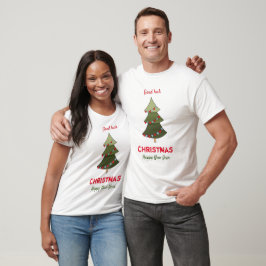 Camiseta Navidades Minimalistas y feliz Año Nuevo
