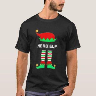 Camiseta Navidades modernos Nerd Elf T-Shirt