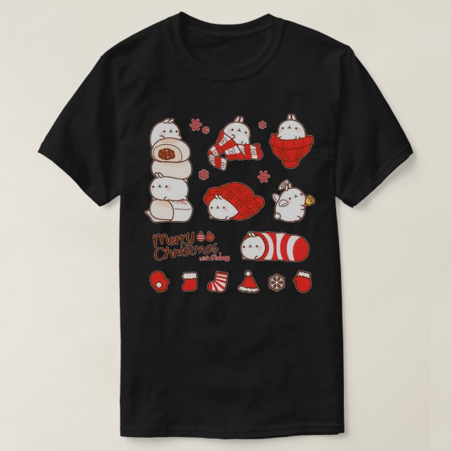 Camiseta Navidades Molang (Diseño del anverso)