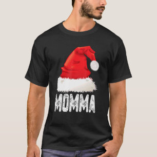 Camiseta Navidades Momma Santa Hat Xmas Familia