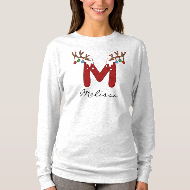Camiseta Navidades Monogramas Festividades de Concordancia  (Anverso)