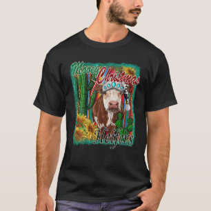 Camiseta Navidades Mooey, agricultor del West Country Cow H
