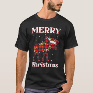 Camiseta Navidades Moose Amantes de Graciosos Renos de Navi