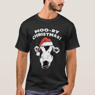 Camiseta Navidades morales vacacionan divertida granja de a